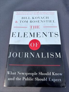 〰️The Elements of Journalism 〰️